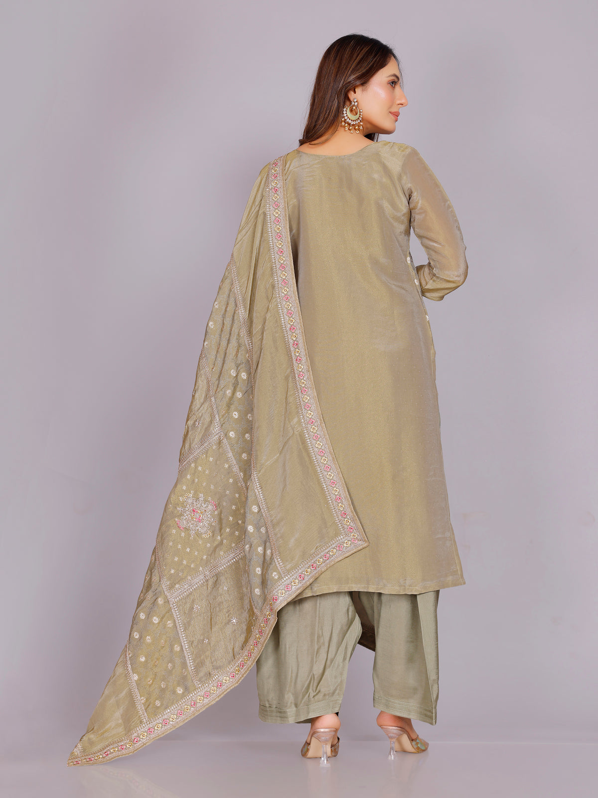 Dharvi Silk Kamiz &amp; Pant