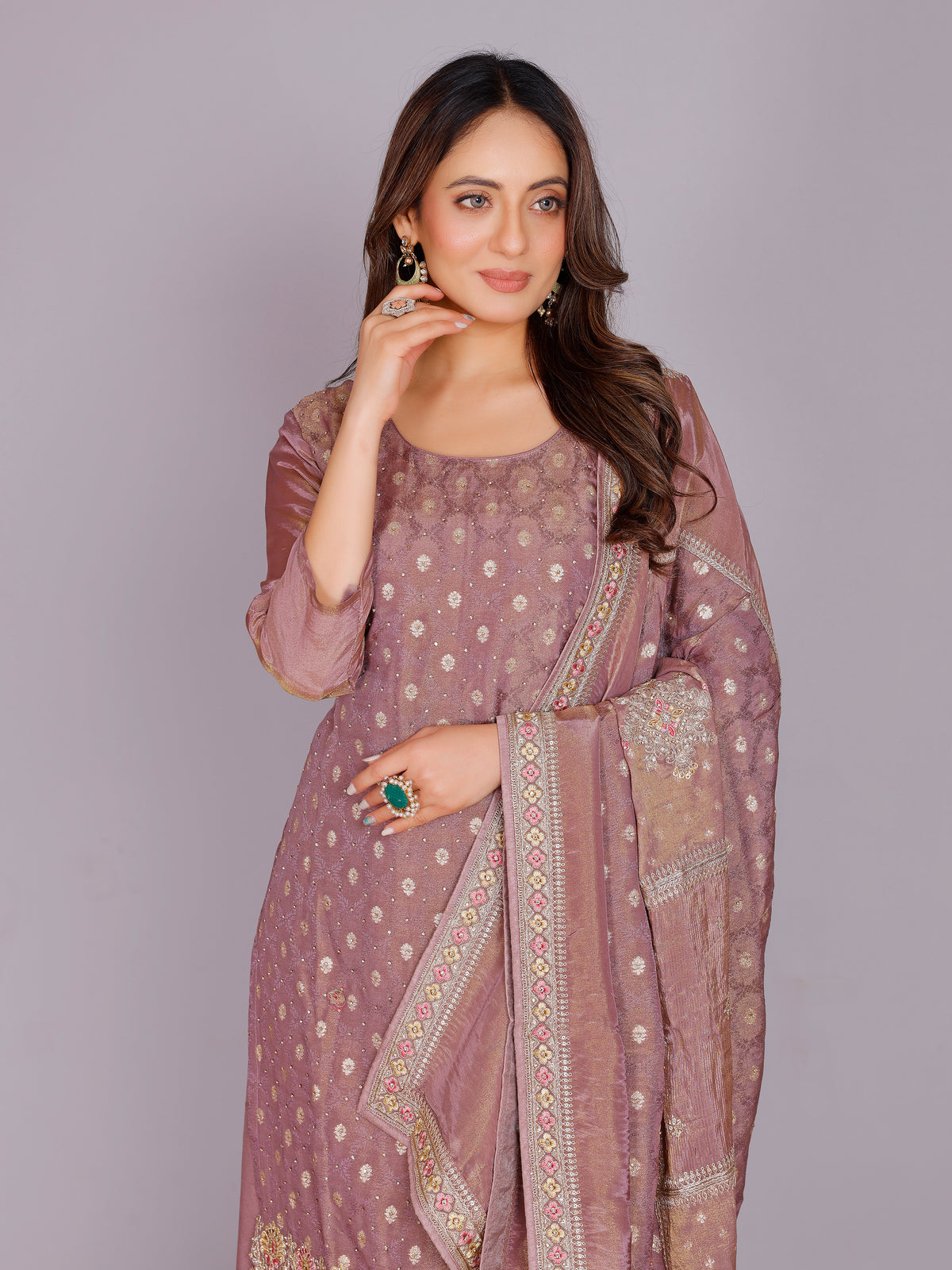 Dharvi Silk Kamiz &amp; Pant