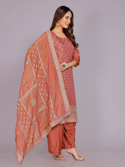 Dharvi Silk Kamiz &amp; Pant
