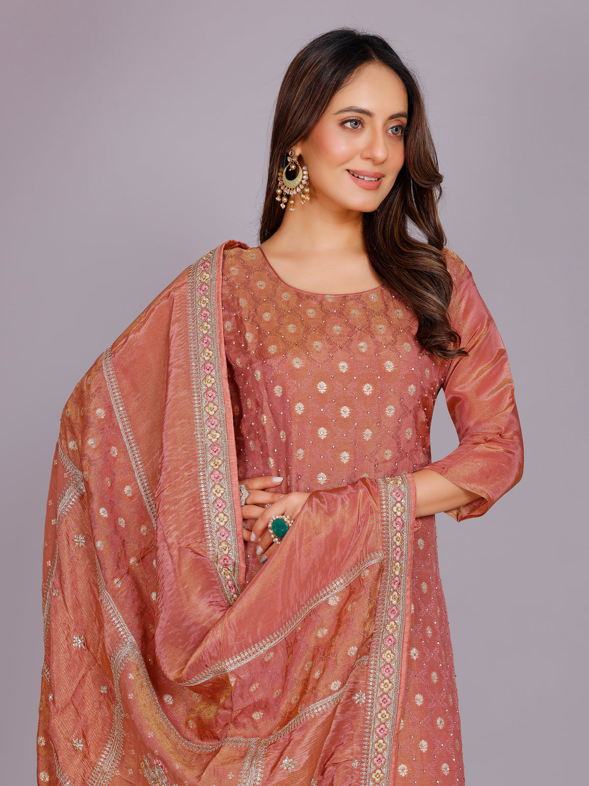 Dharvi Silk Kamiz &amp; Pant