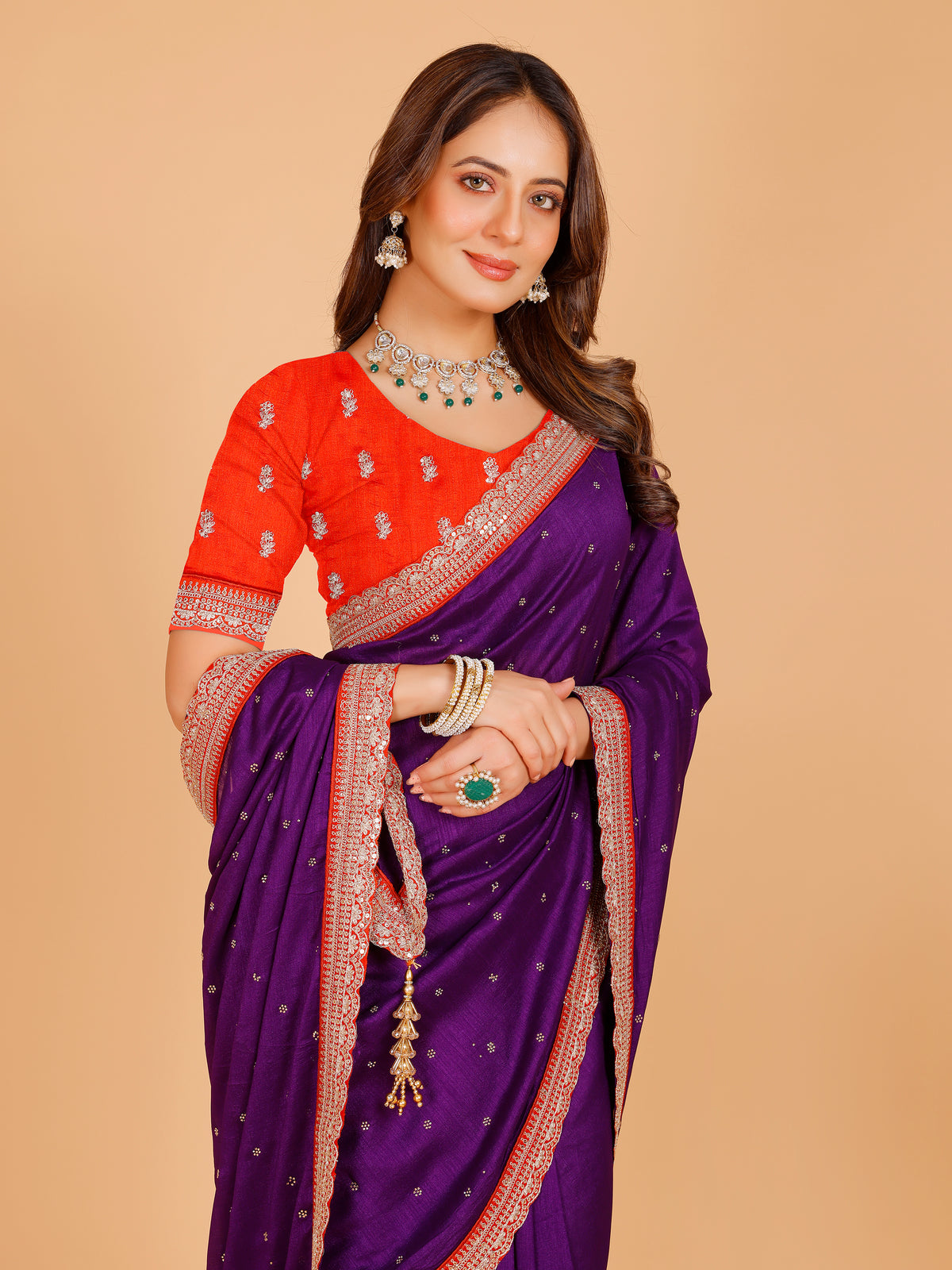 Kashmira Vichitra Silk Saree