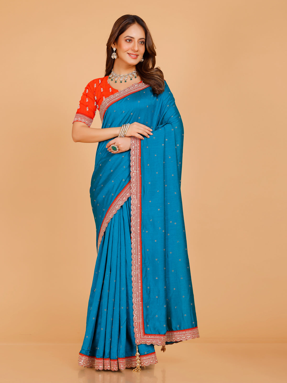 Kashmira Vichitra Silk Saree
