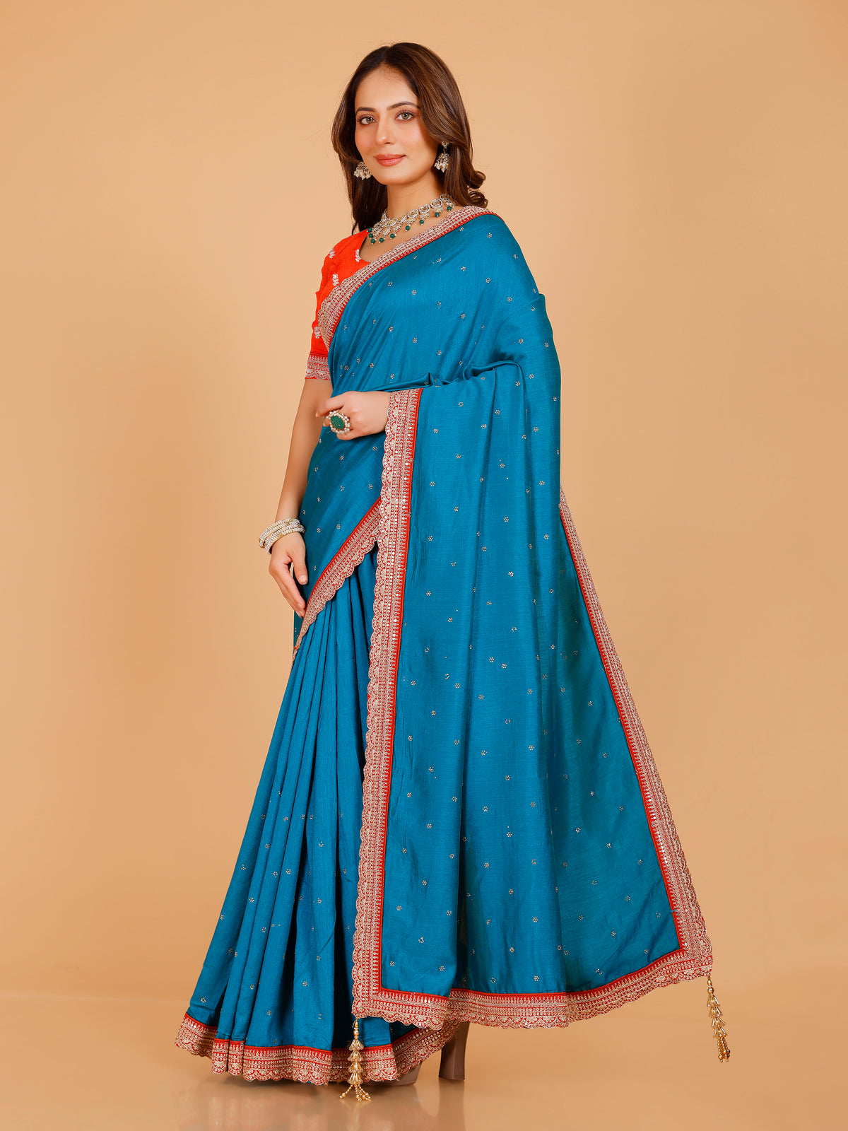 Kashmira Vichitra Silk Saree