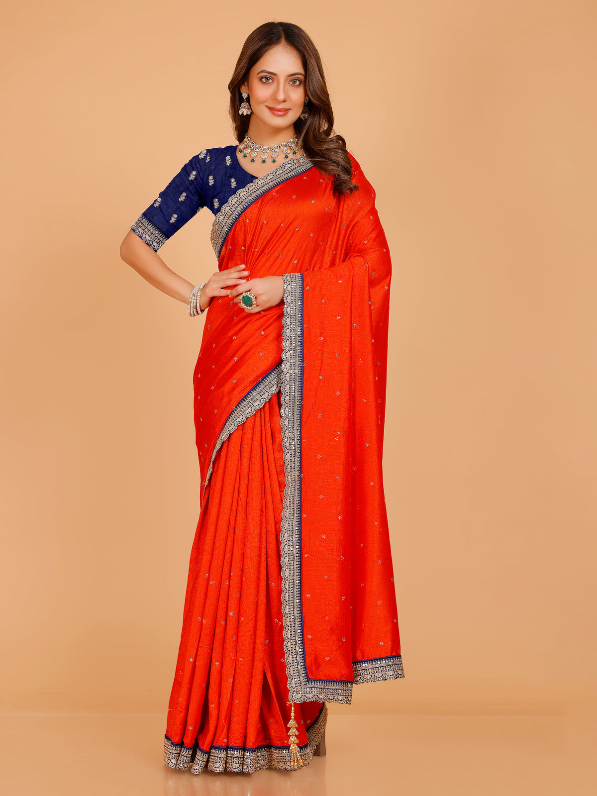 Kashmira Vichitra Silk Saree