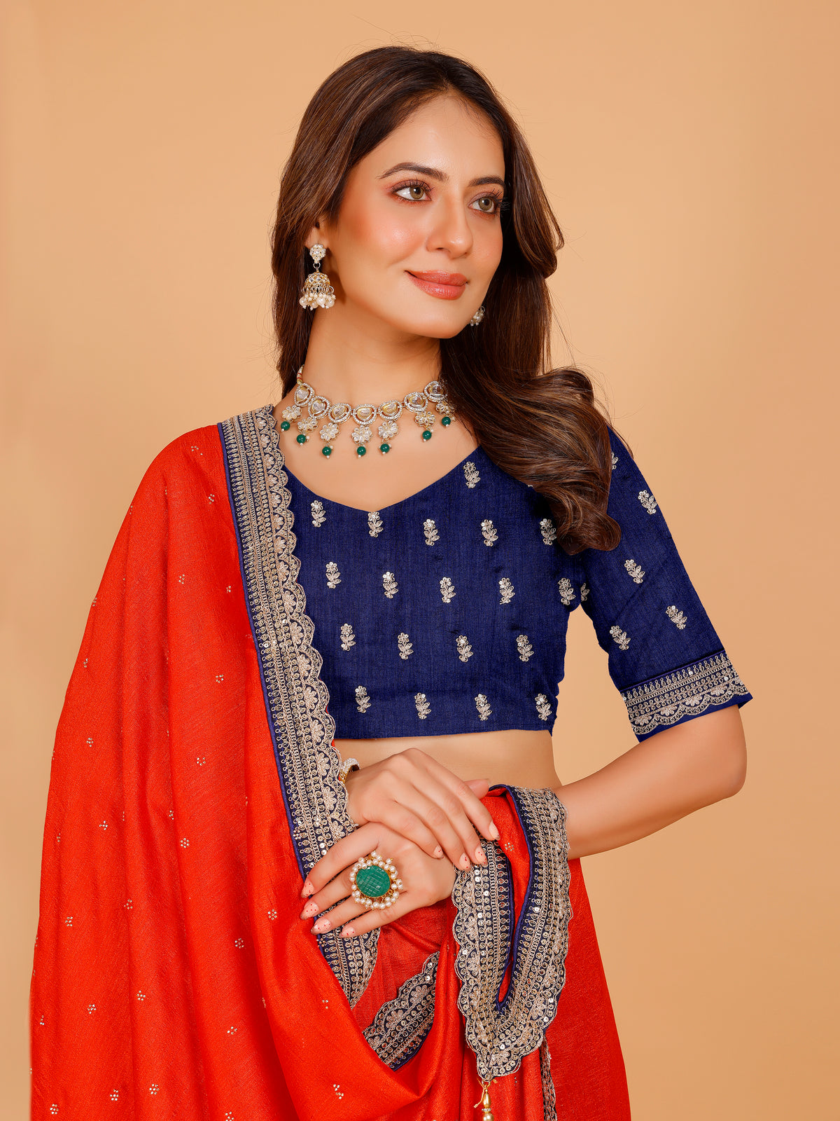 Kashmira Vichitra Silk Saree