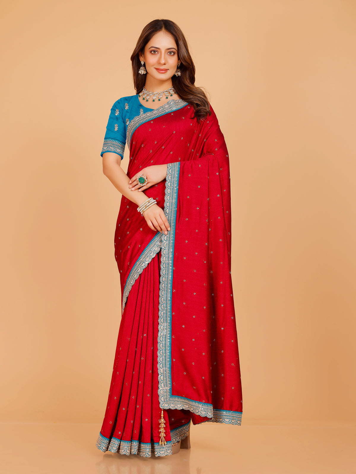 Kashmira Vichitra Silk Saree