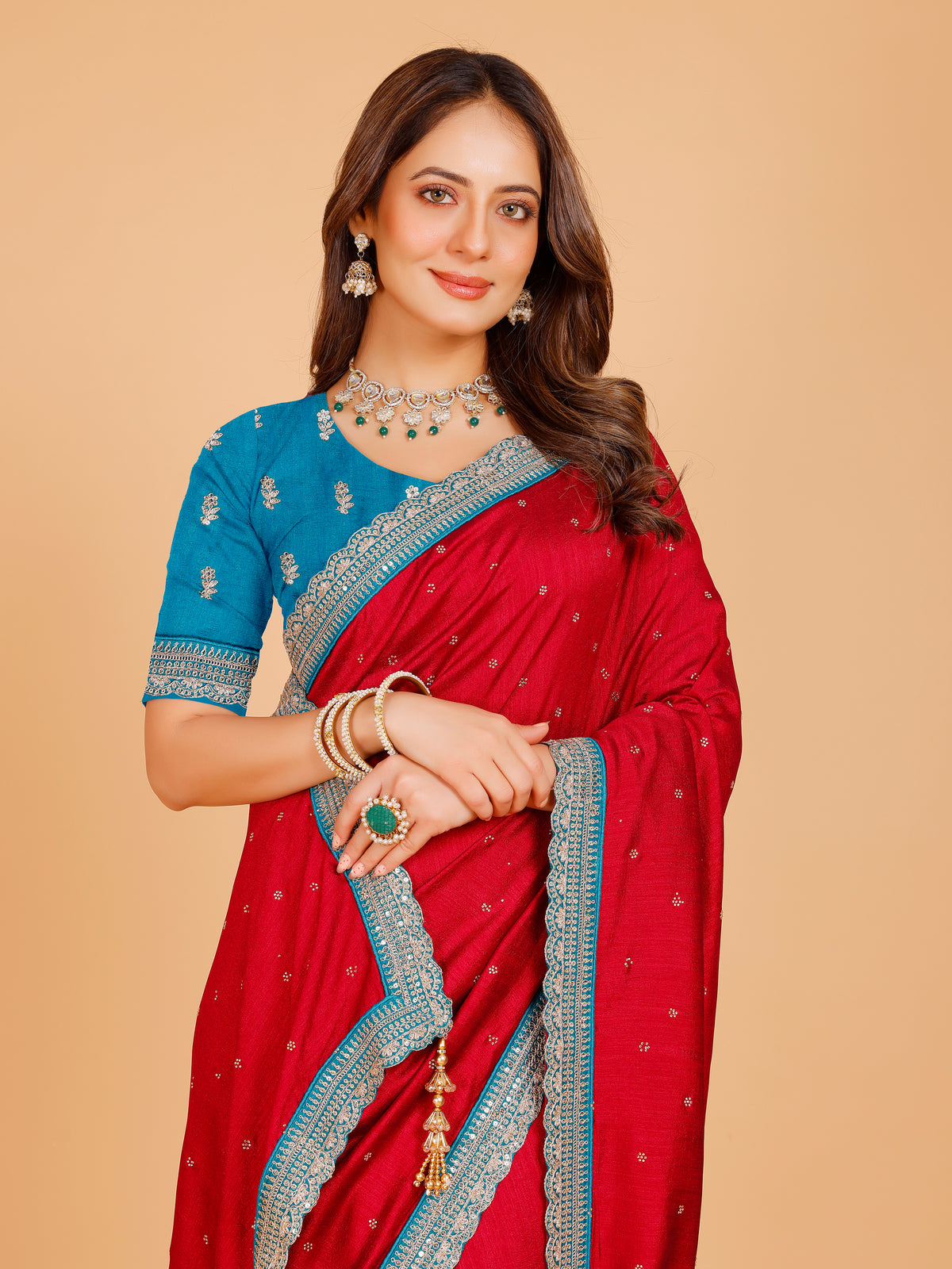 Kashmira Vichitra Silk Saree