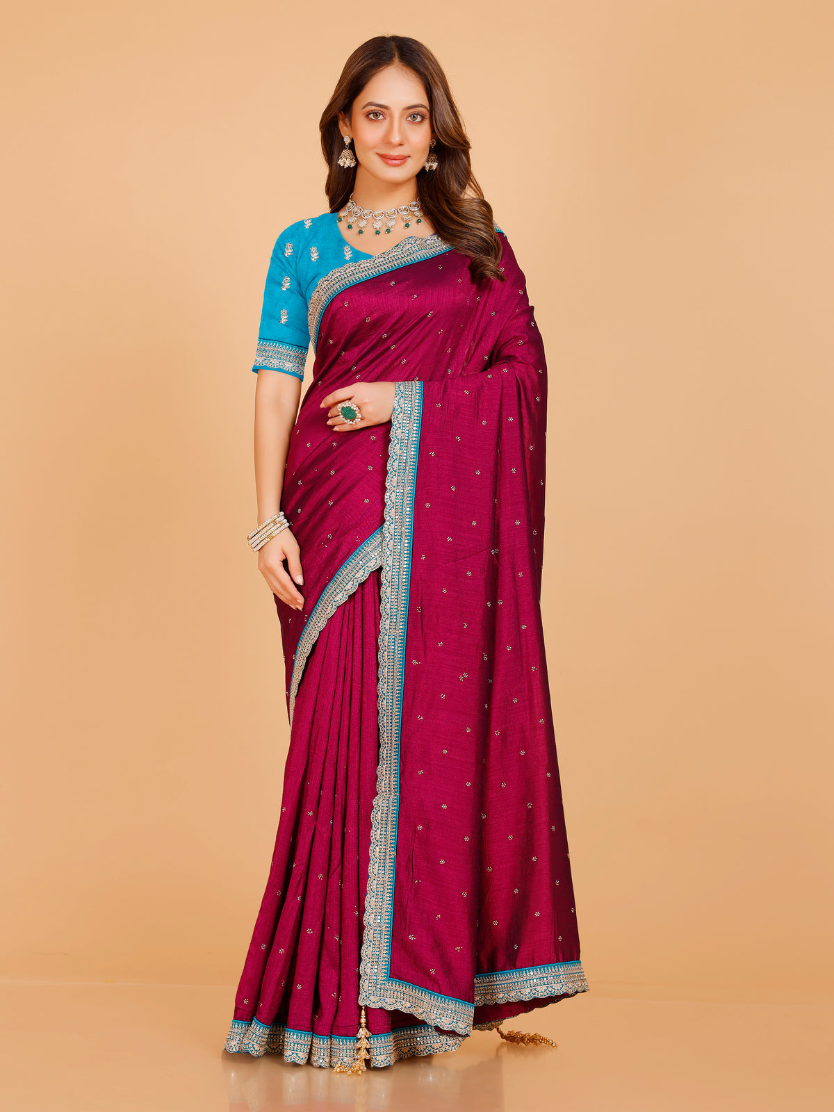 Kashmira Vichitra Silk Saree