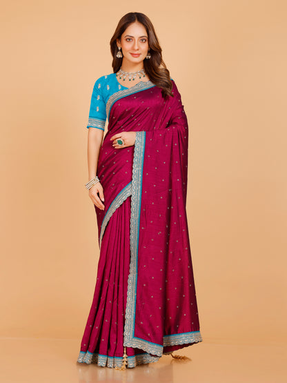 Kashmira Vichitra Silk Saree