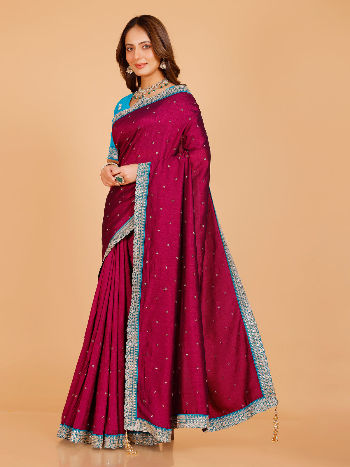 Kashmira Vichitra Silk Saree
