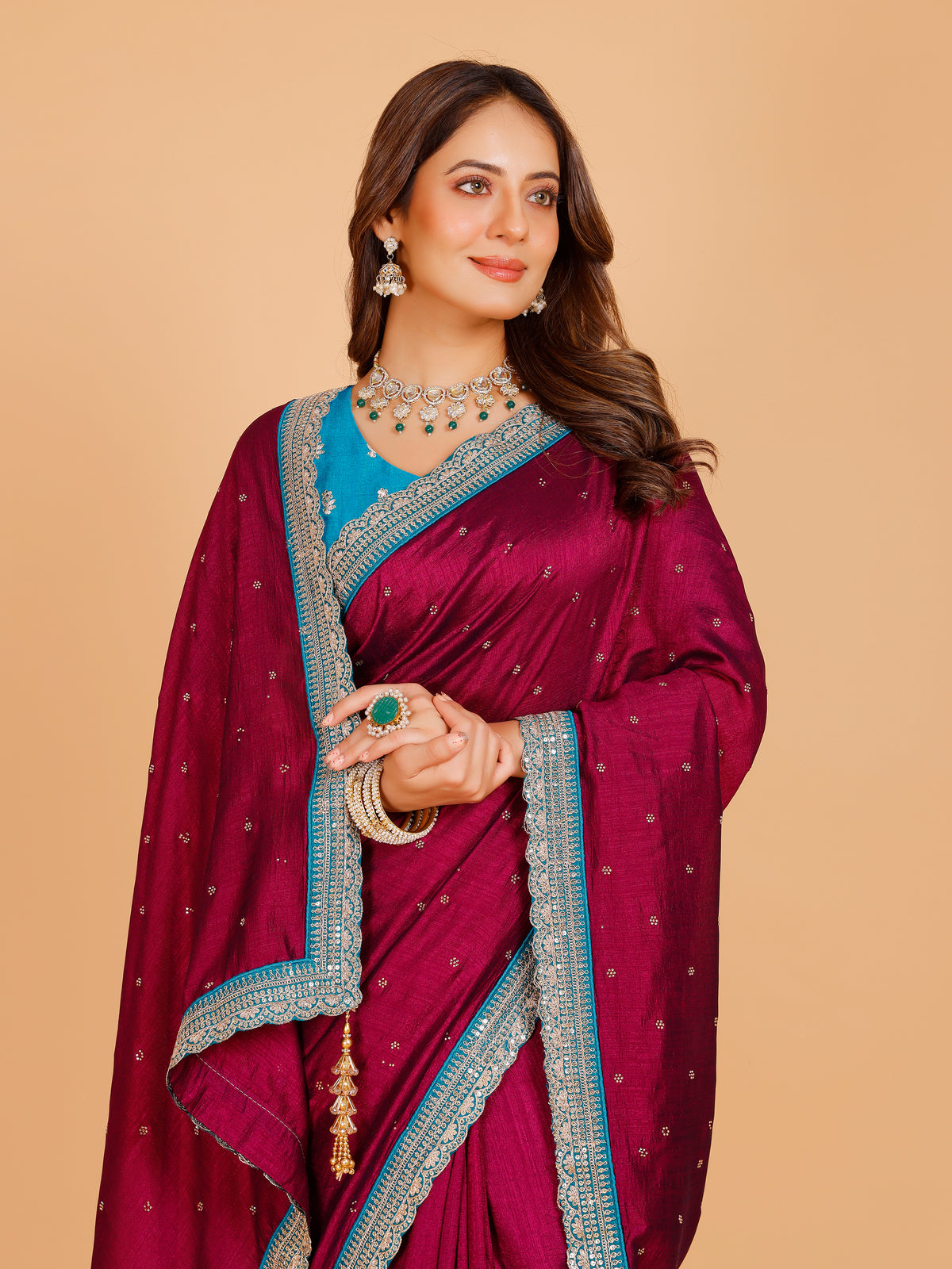 Kashmira Vichitra Silk Saree