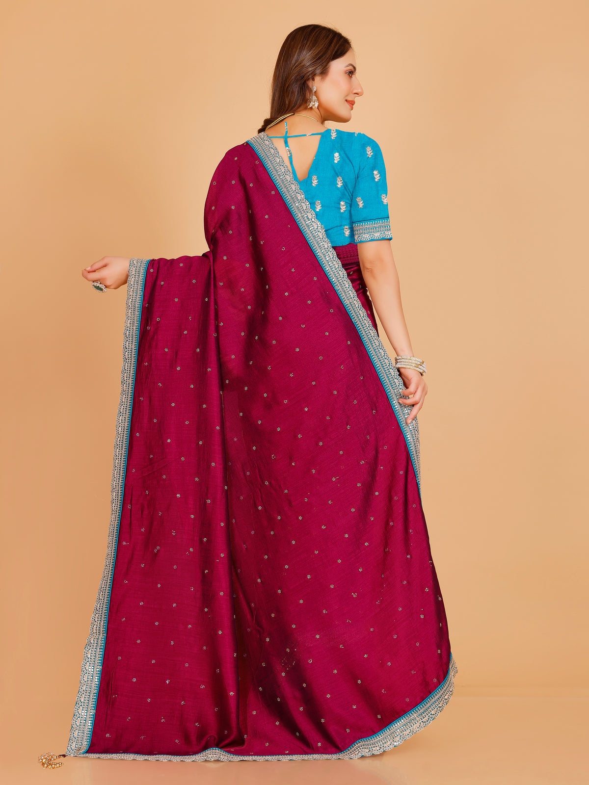 Kashmira Vichitra Silk Saree