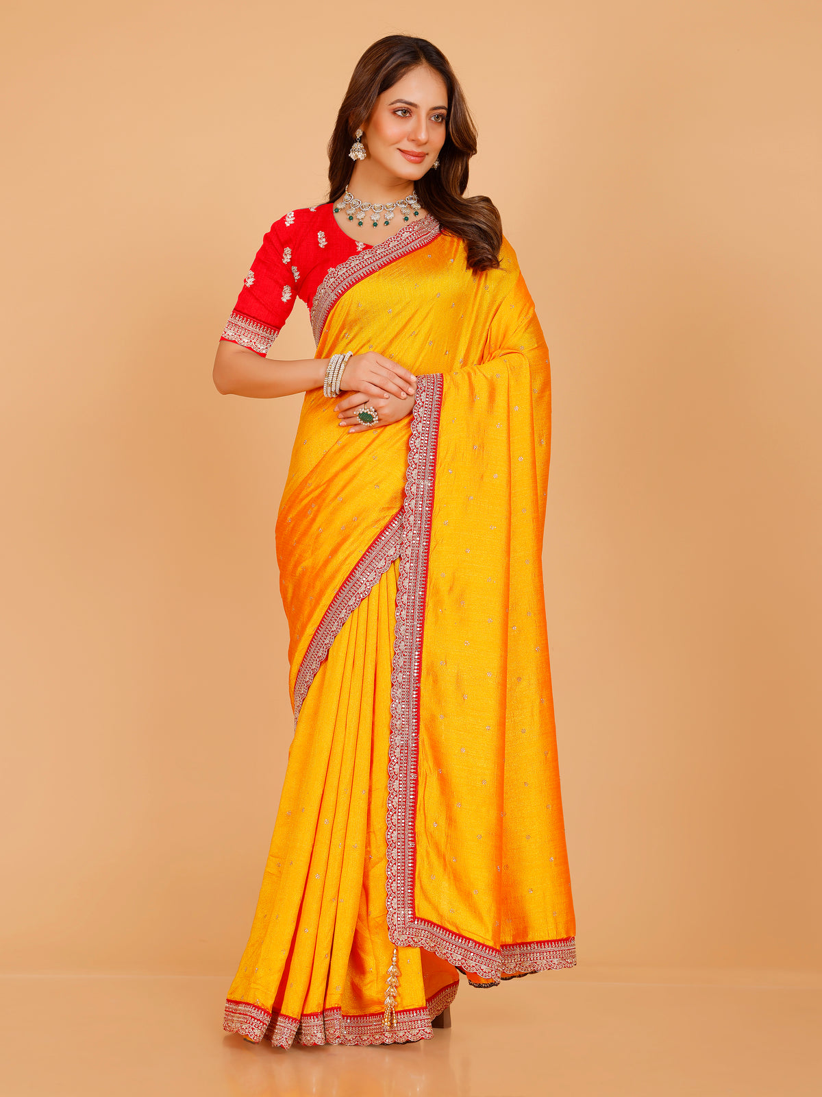Kashmira Vichitra Silk Saree