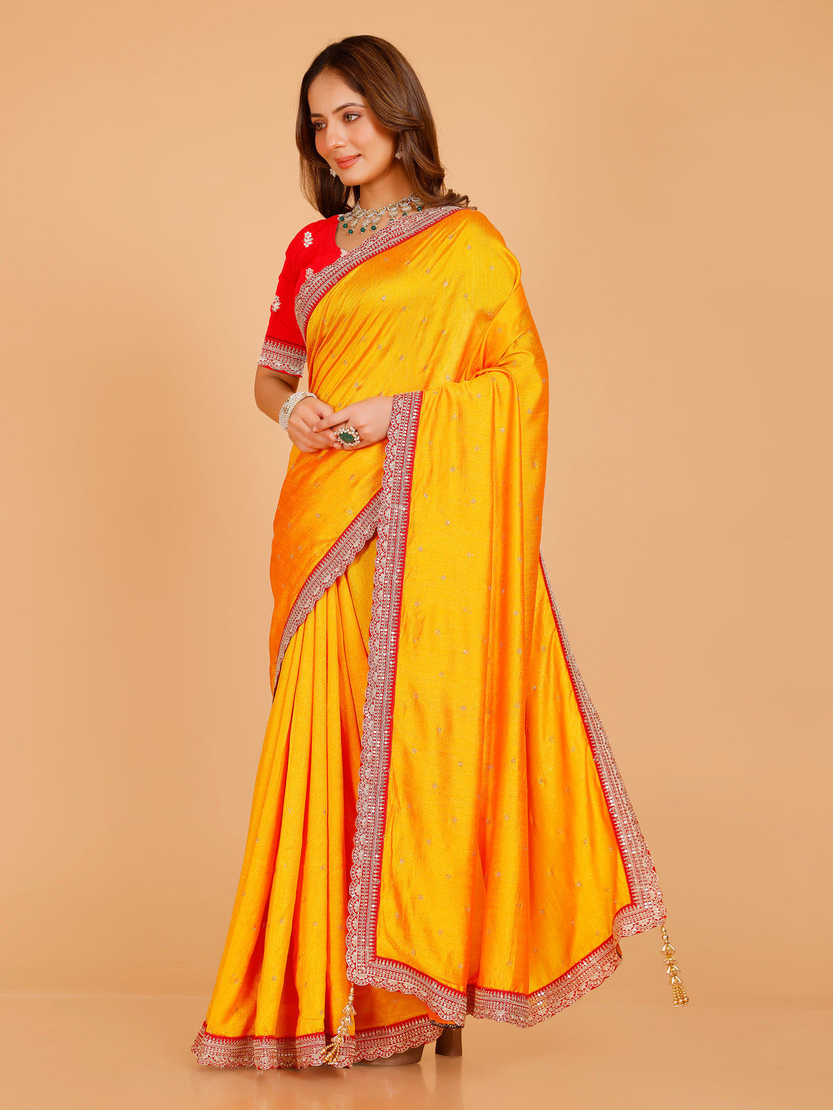 Kashmira Vichitra Silk Saree