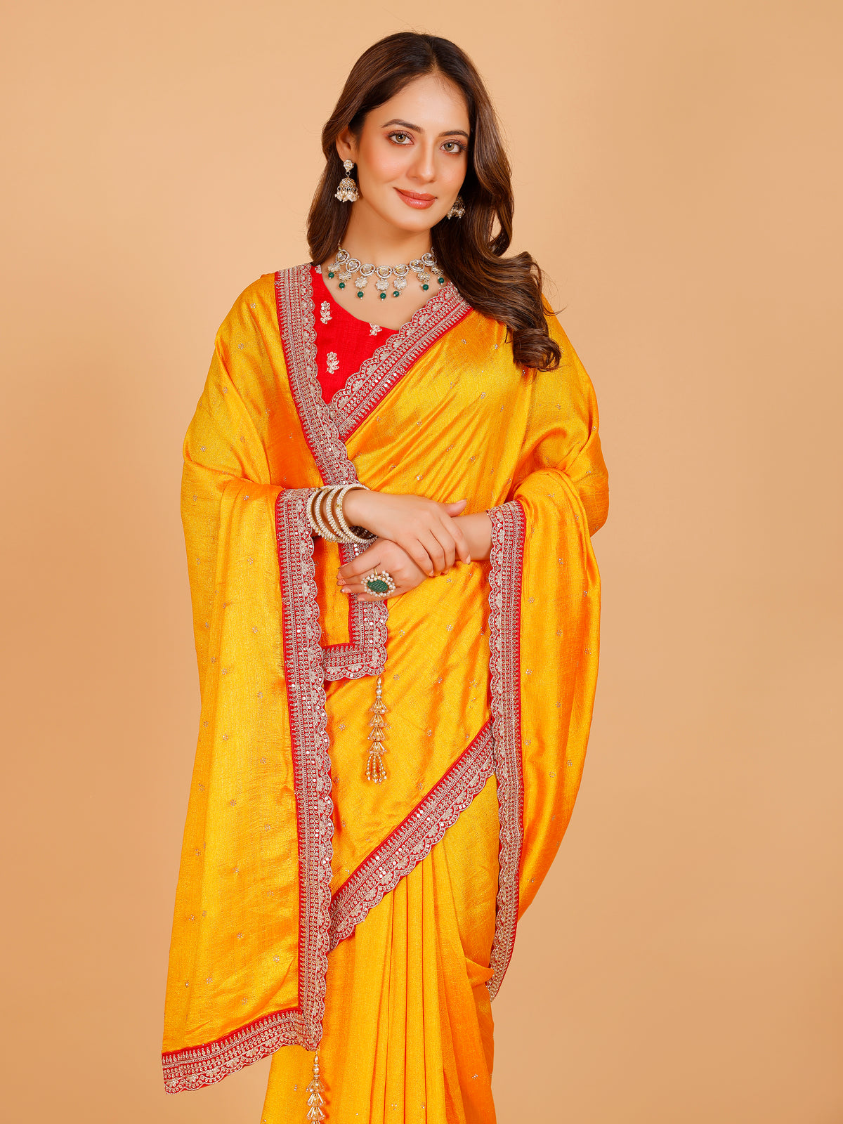 Kashmira Vichitra Silk Saree