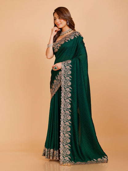 Shania Silk Saree - Roop Darshan