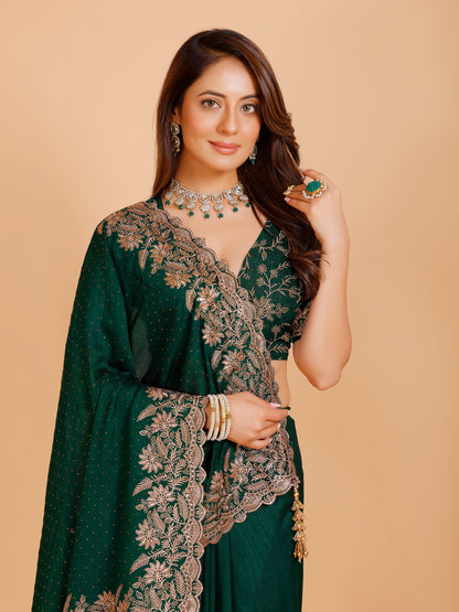 Shania Silk Saree - Roop Darshan