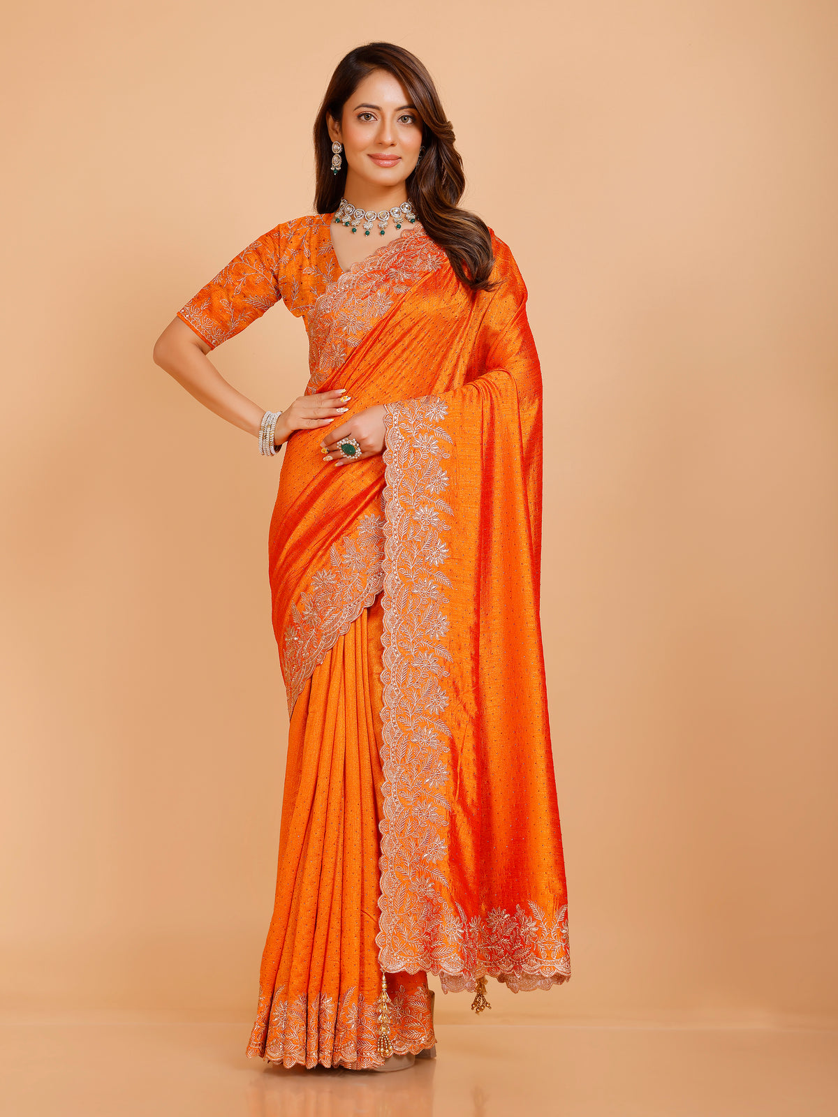 Shania Silk Saree - Roop Darshan