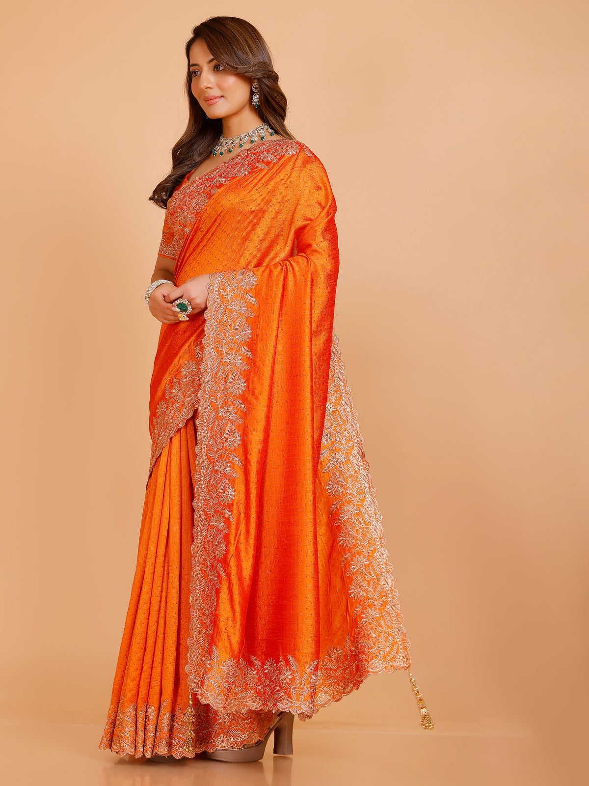 Shania Silk Saree - Roop Darshan