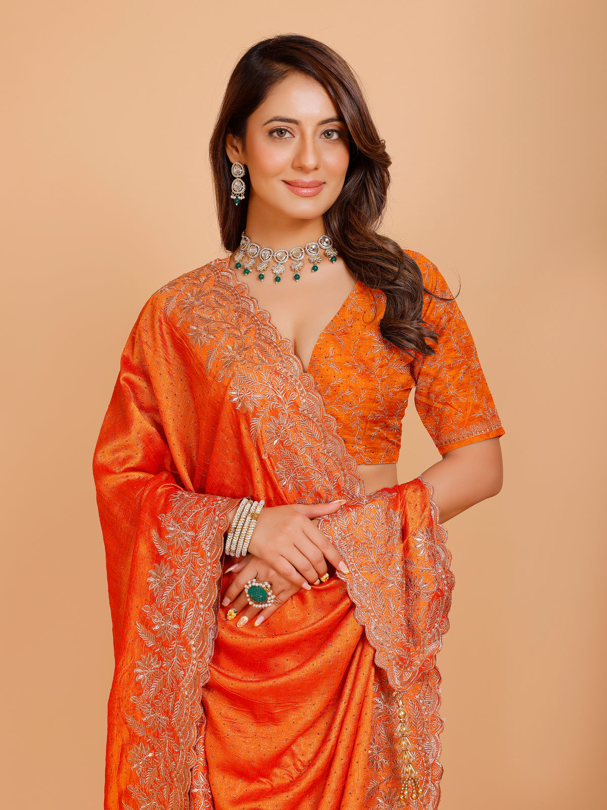 Shania Silk Saree - Roop Darshan