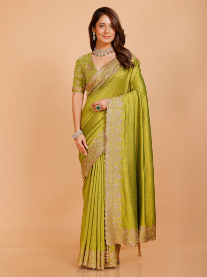 Shania Silk Saree - Roop Darshan