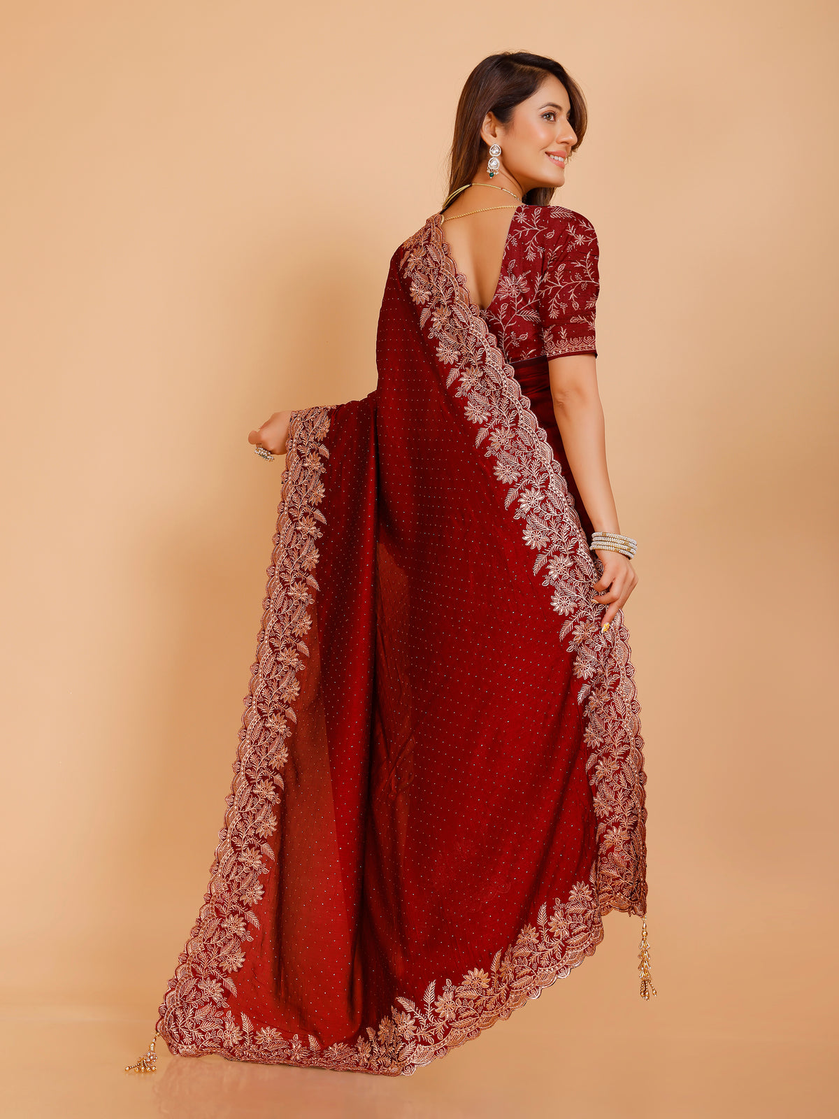 Shania Silk Saree - Roop Darshan