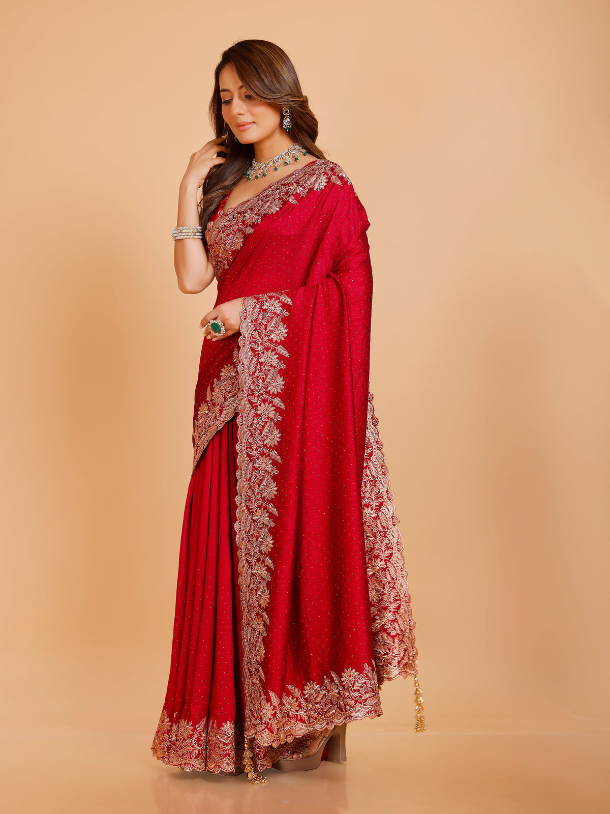 Shania Silk Saree - Roop Darshan