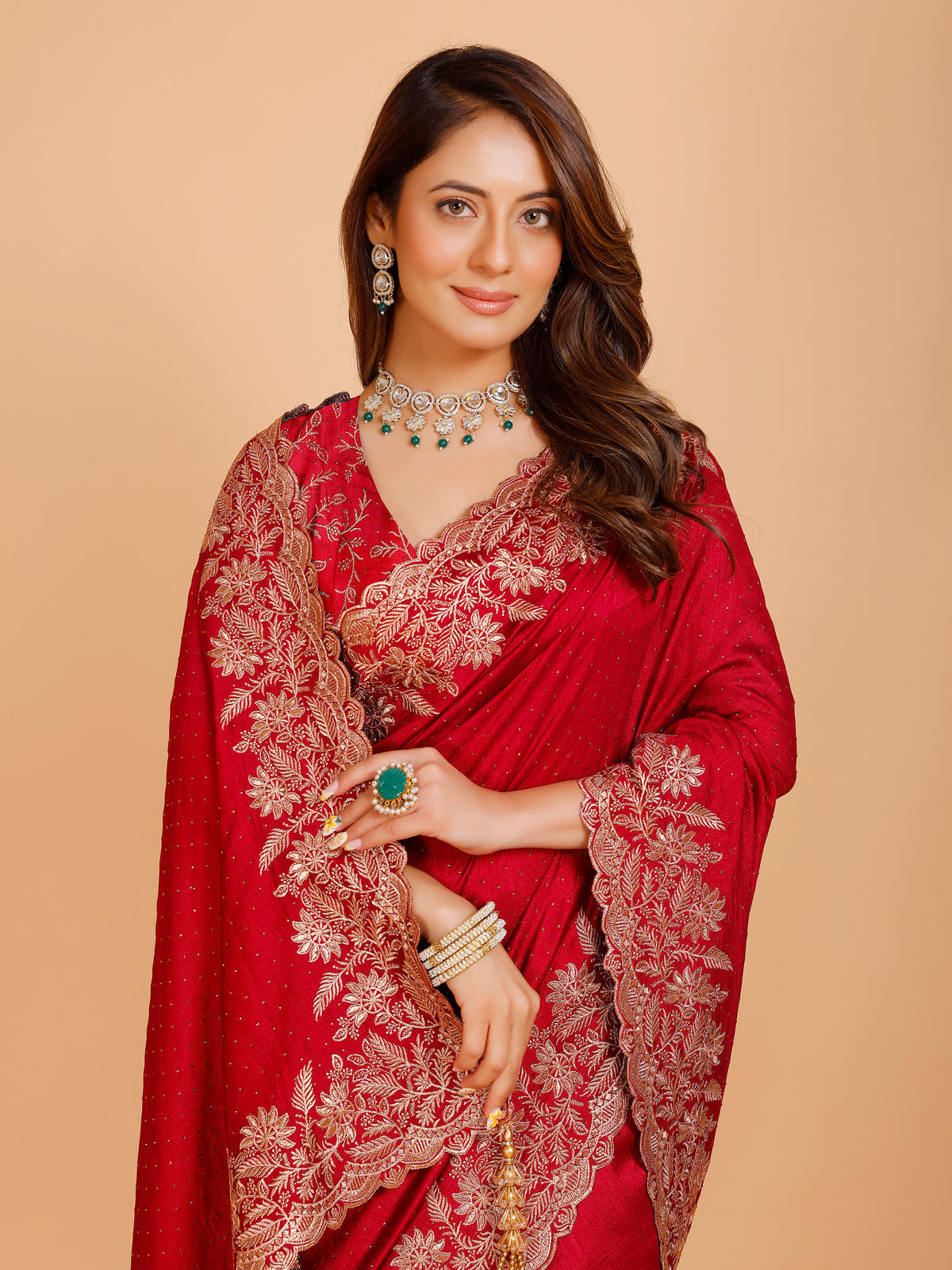 Shania Silk Saree - Roop Darshan