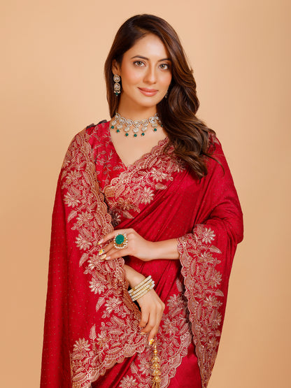 Shania Silk Saree - Roop Darshan