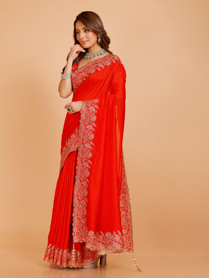 Shania Silk Saree - Roop Darshan