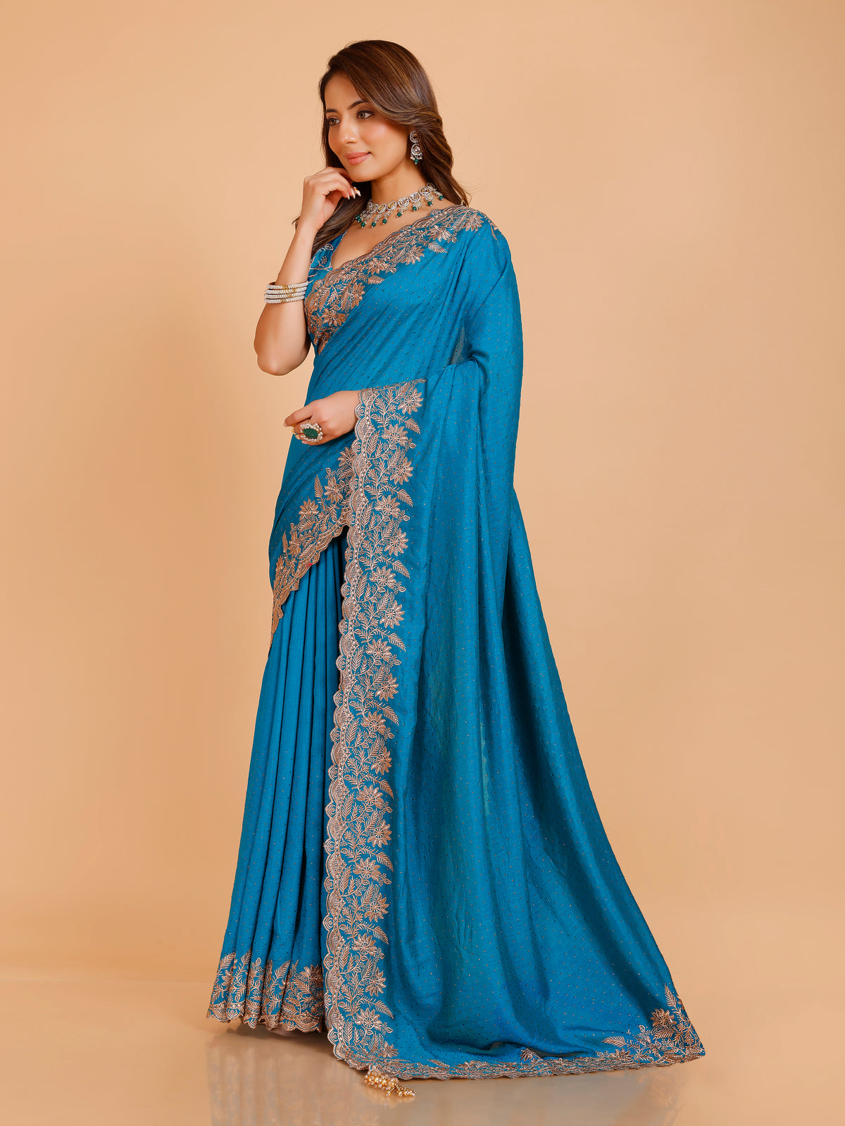 Shania Silk Saree - Roop Darshan