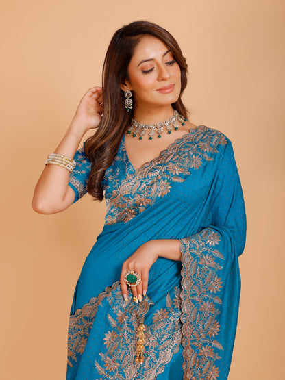 Shania Silk Saree - Roop Darshan