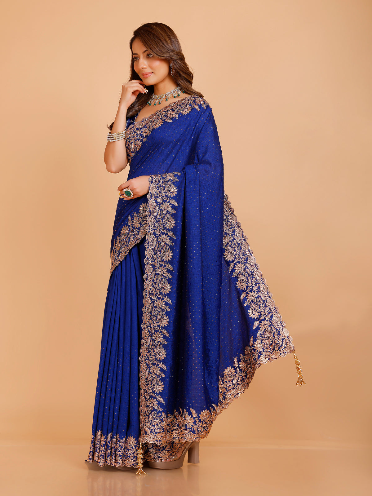 Shania Silk Saree - Roop Darshan