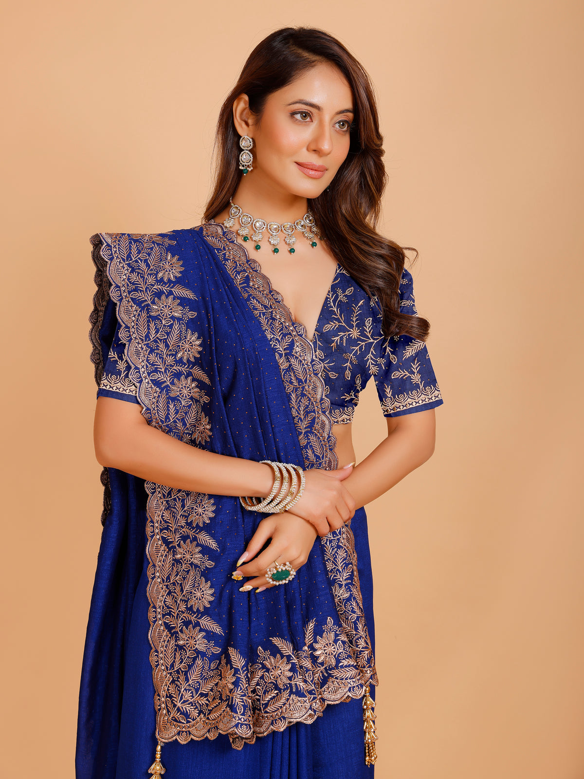 Shania Silk Saree - Roop Darshan