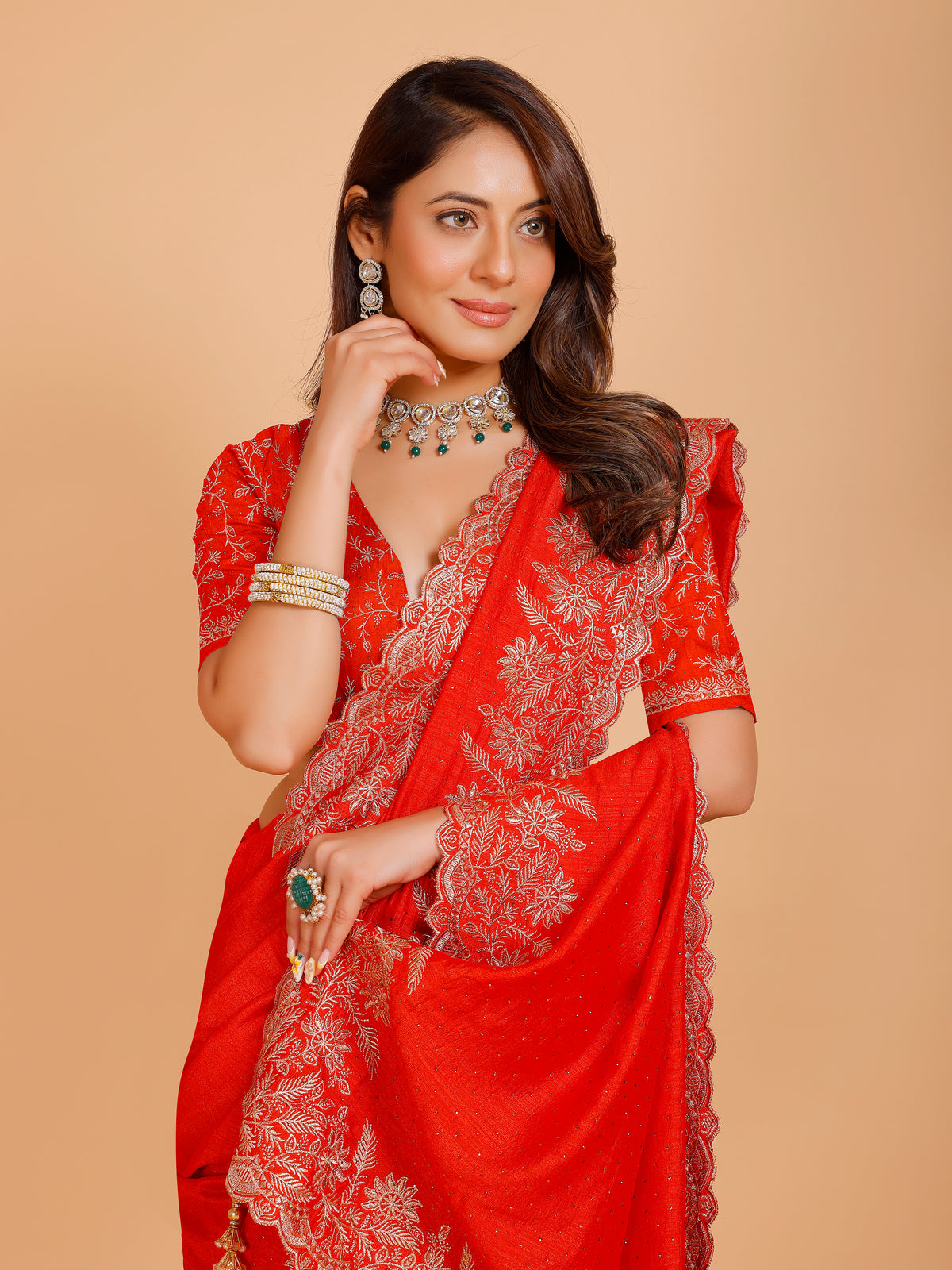 Shania Silk Saree - Roop Darshan