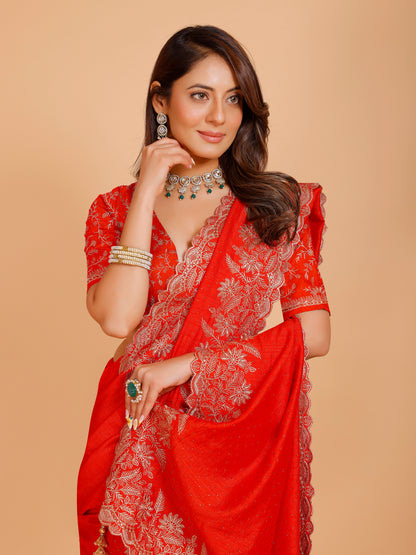 Shania Silk Saree - Roop Darshan
