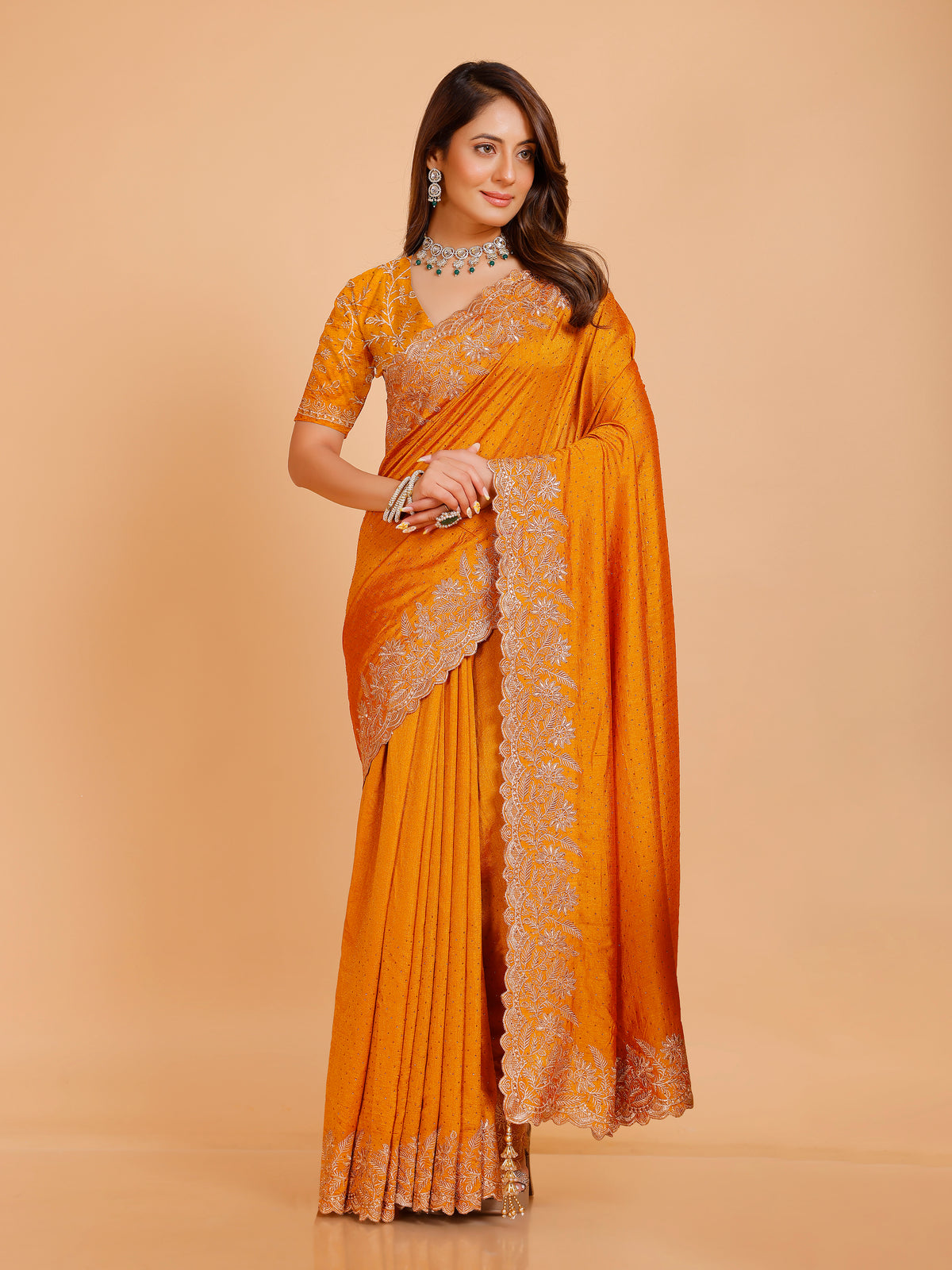 Shania Silk Saree - Roop Darshan