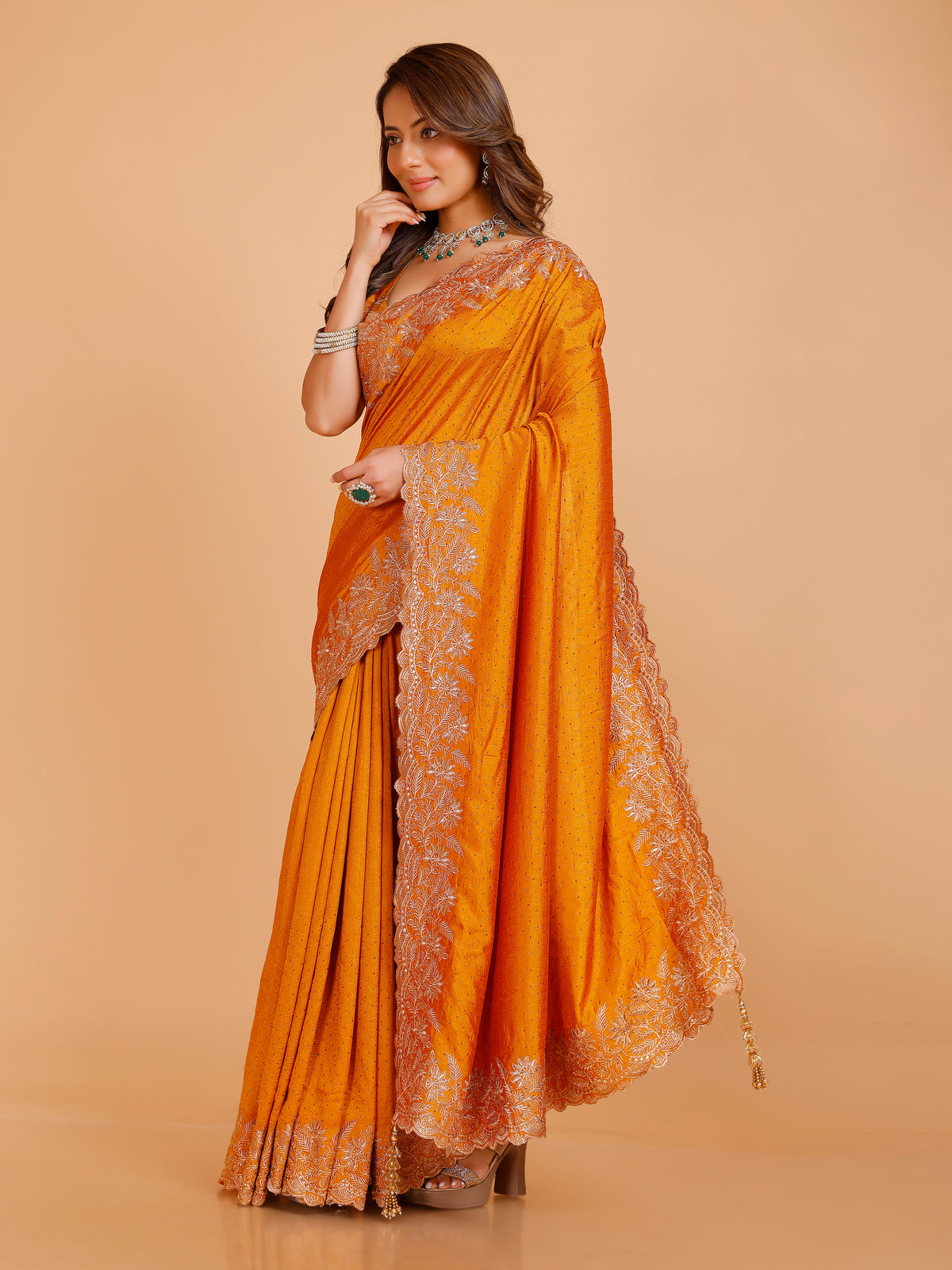 Shania Silk Saree - Roop Darshan