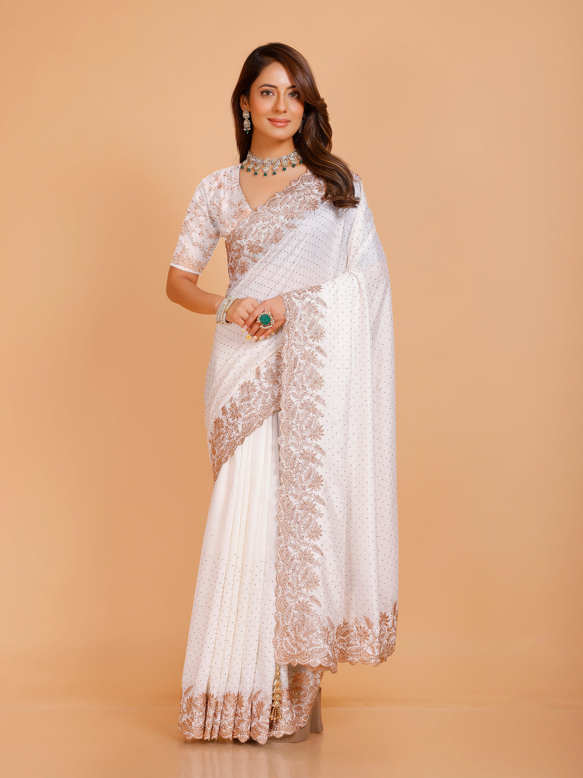 Shania Silk Saree - Roop Darshan