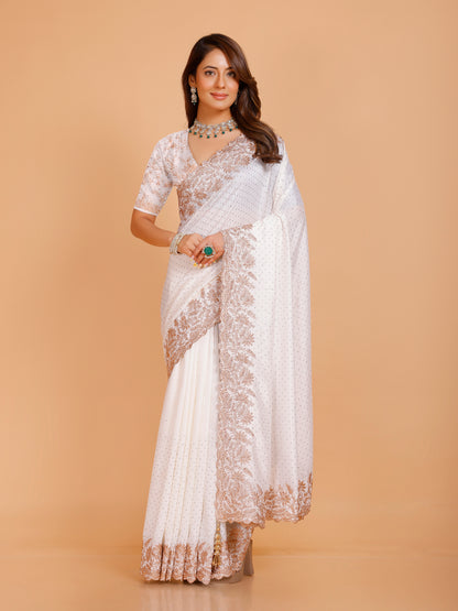 Shania Silk Saree - Roop Darshan