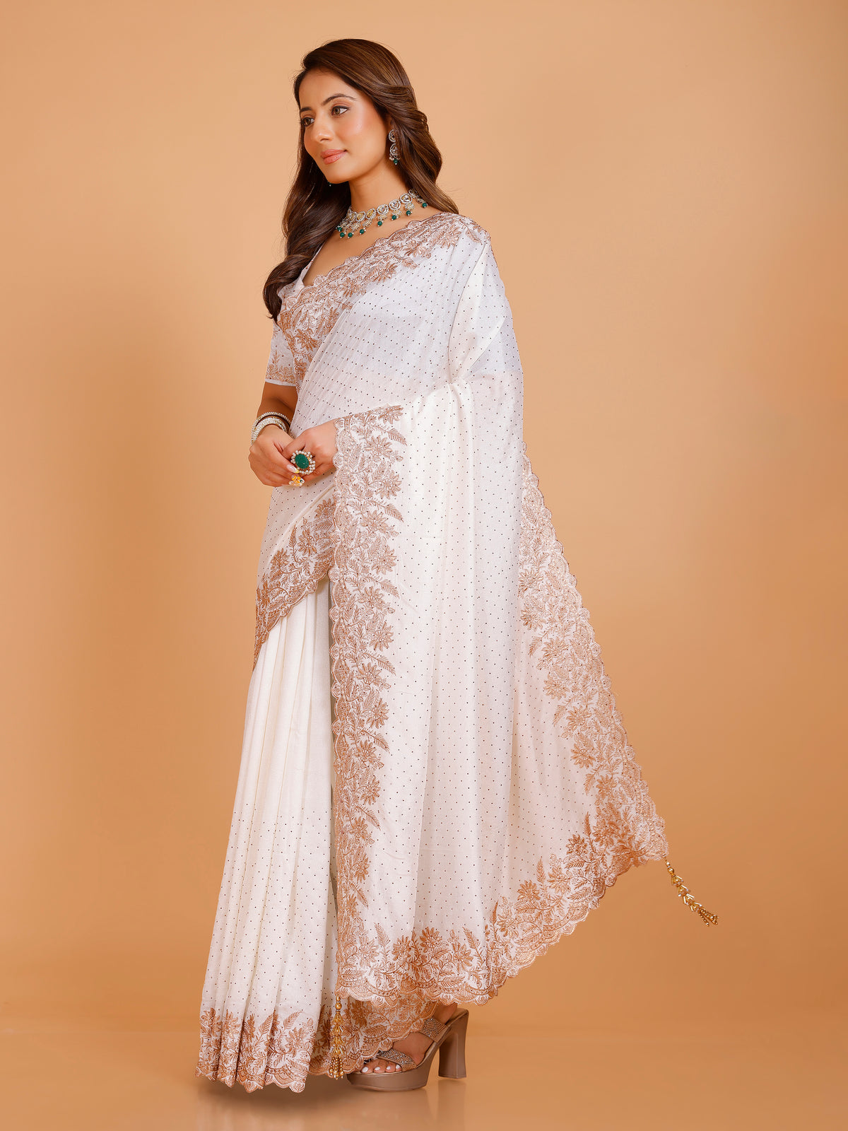 Shania Silk Saree - Roop Darshan