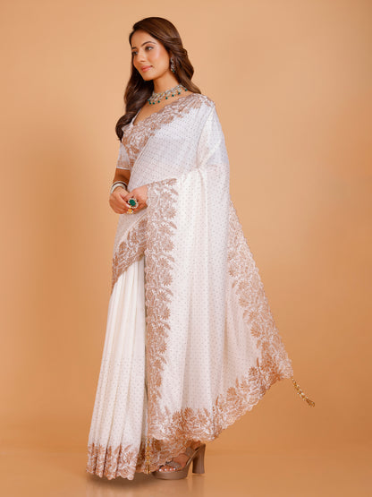 Shania Silk Saree - Roop Darshan