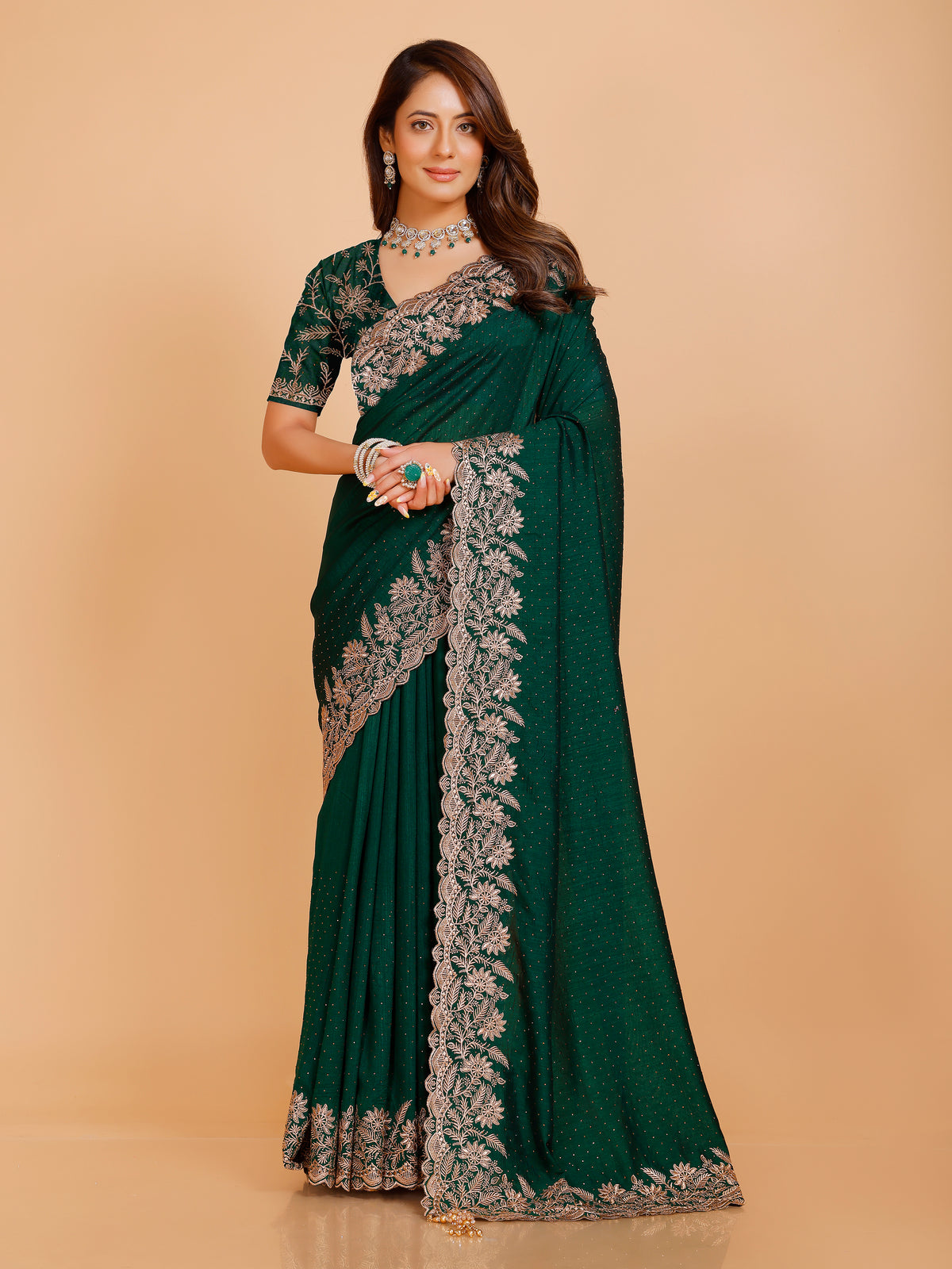 Shania Silk Saree - Roop Darshan