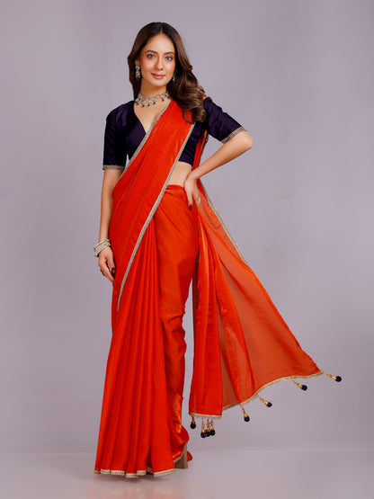 Tanisha Silk Plain Saree