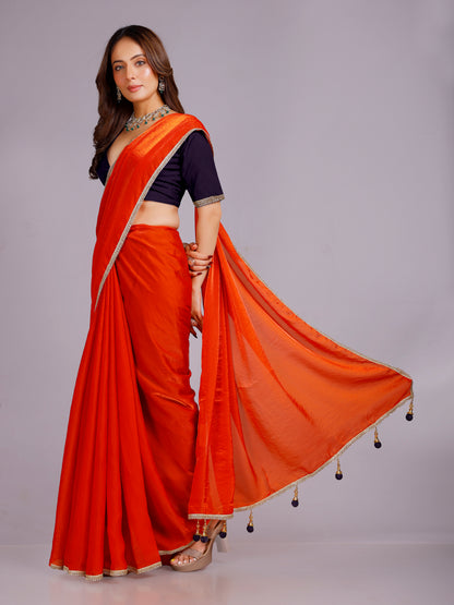Tanisha Silk Plain Saree