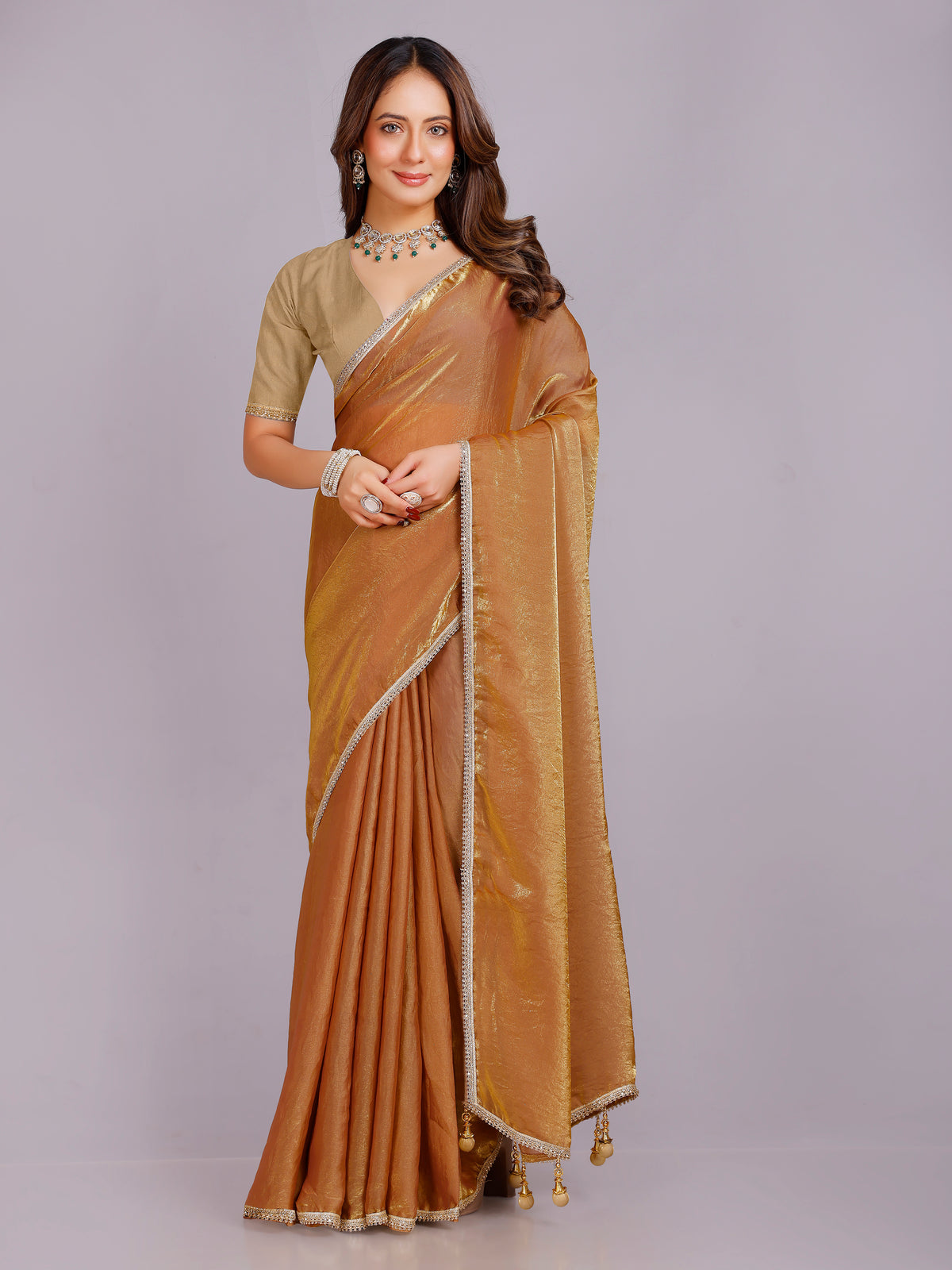 Tanisha Silk Plain Saree