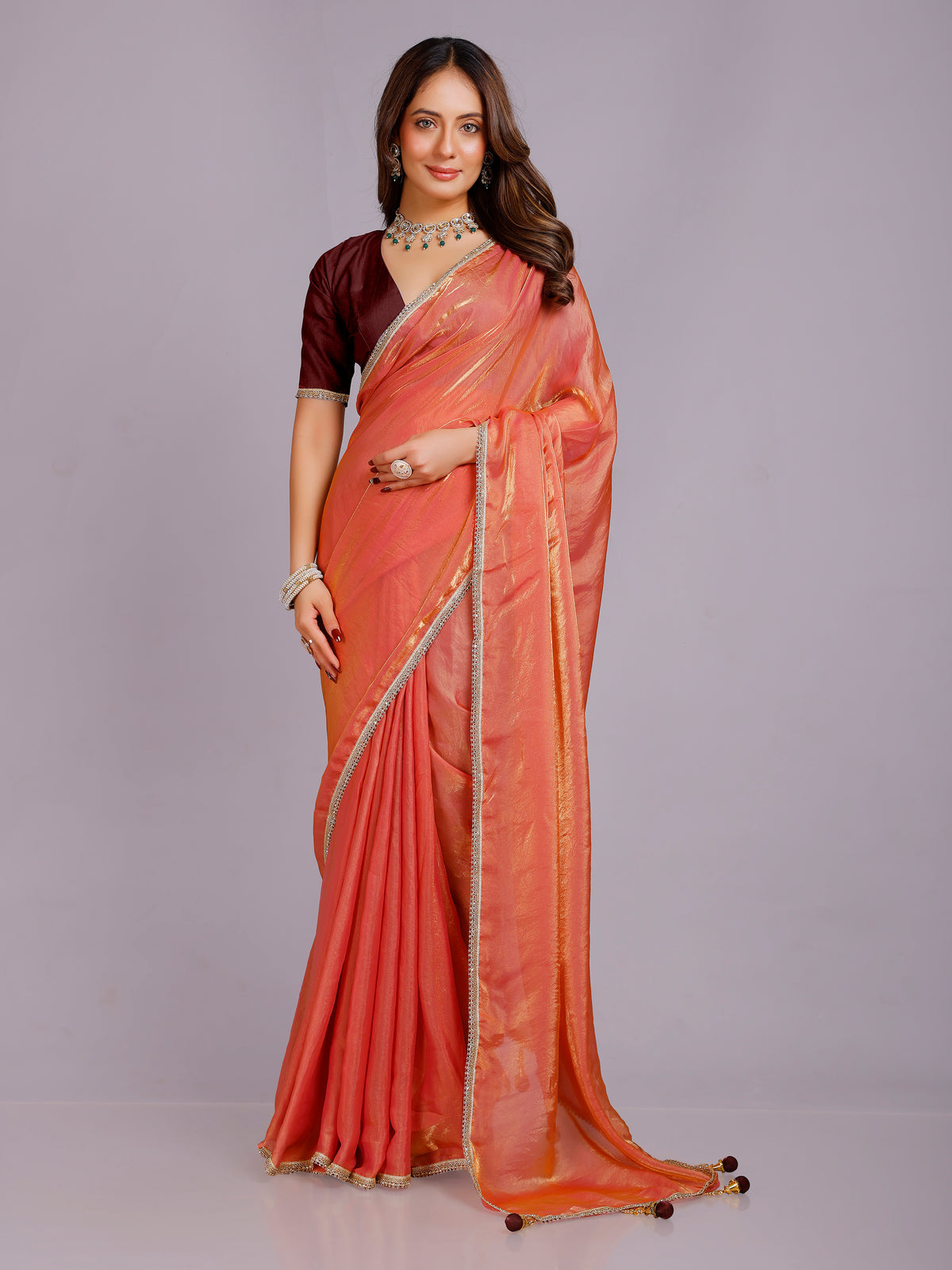 Tanisha Silk Plain Saree