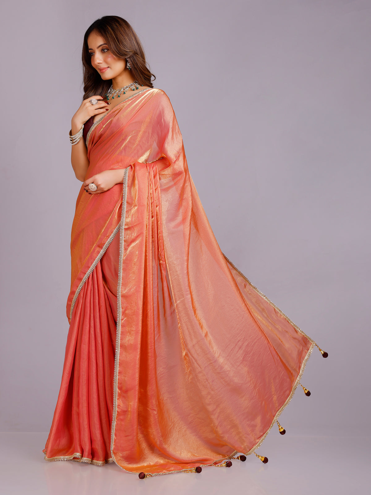 Tanisha Silk Plain Saree