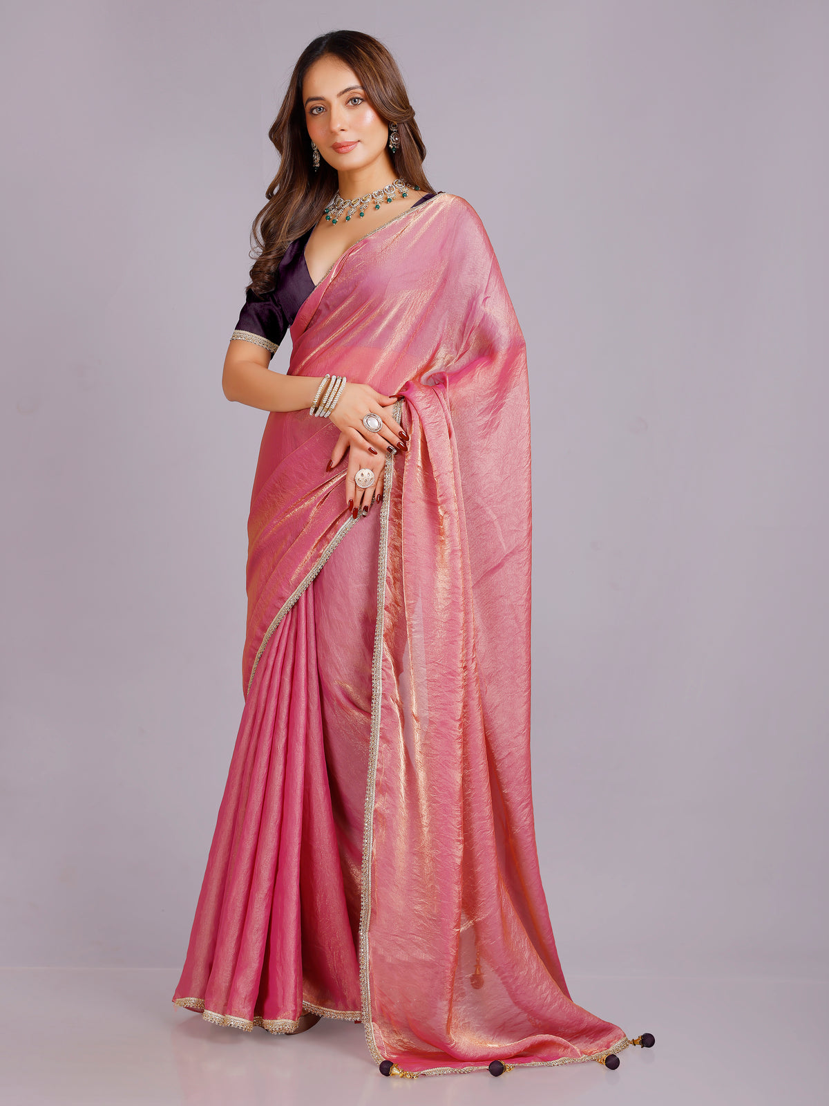Tanisha Silk Plain Saree