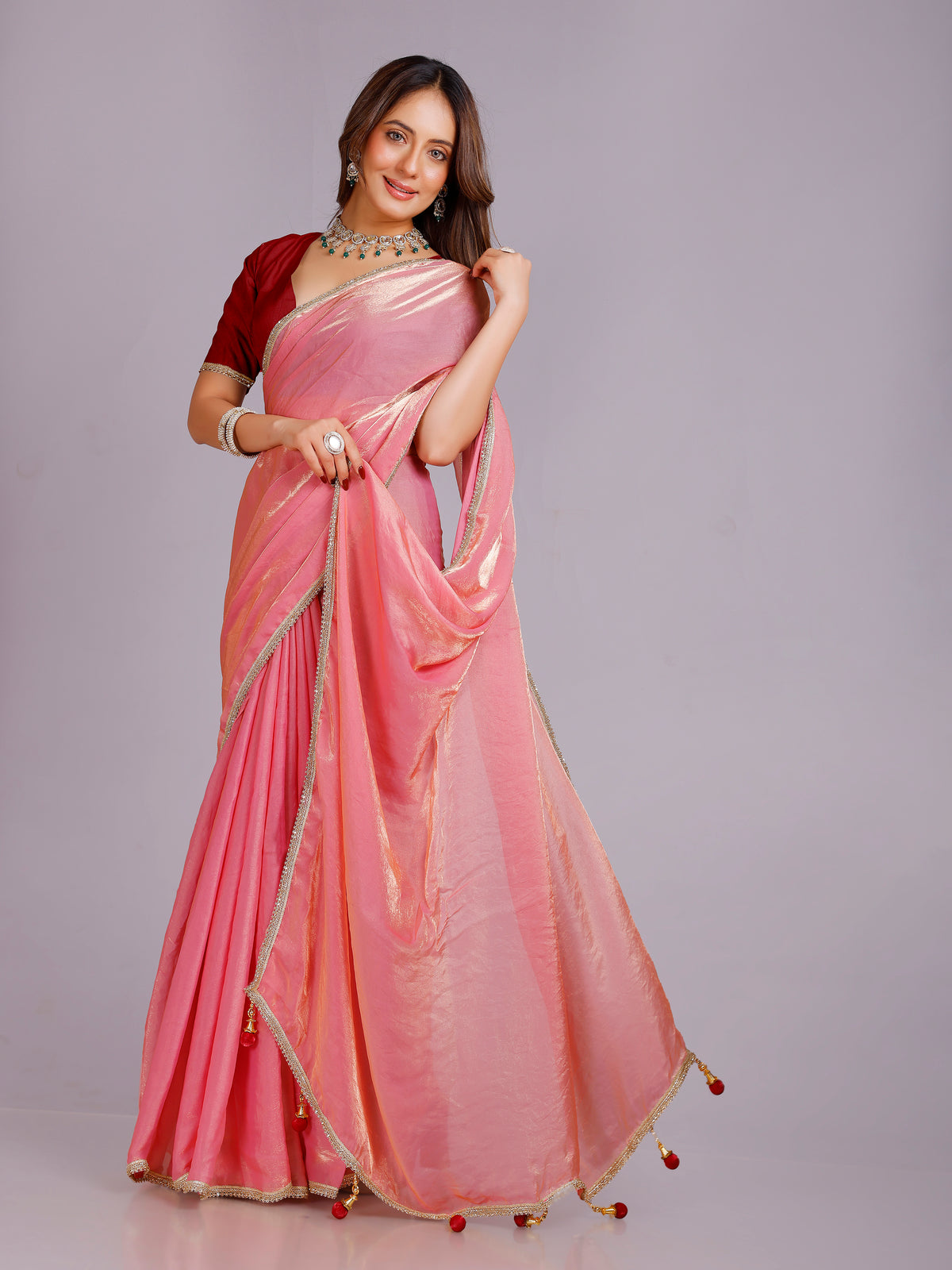 Tanisha Silk Plain Saree
